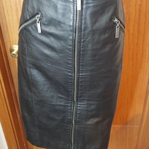 Leather Skirt